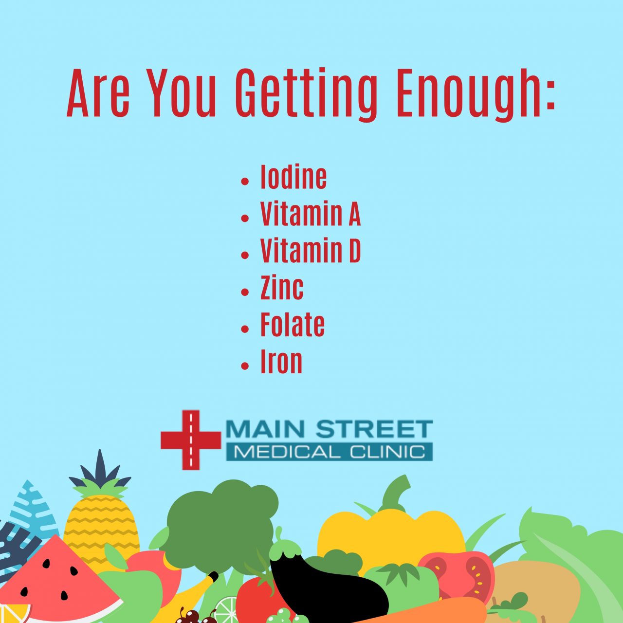 6 Important Micronutrients for a Healthy Life Main Street Medical Clinics
